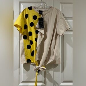 Mimoto Women Polka Dot Shirt